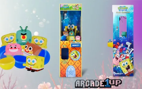¡Sumérgete en la diversión con esta máquina de garra de SpongyaBob!