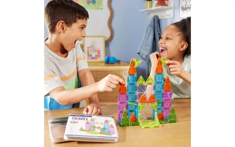 MAGNA-TILES microMAGS Travel Set Deluxe conjunto de 55 piezas