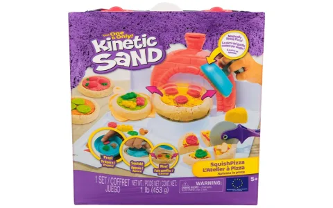 Spin Master Kinetic Sand Set de Juego de Pizza