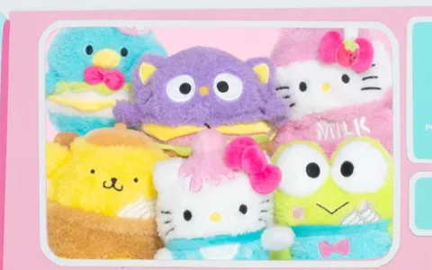 Figuras de peluche inspiradas en Hello Kitty de Jazwares Sanrio FoodTruckBumz