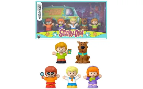 Este conjunto de coleccionista Fisher-Price Scooby-Doo Little People es súper genial