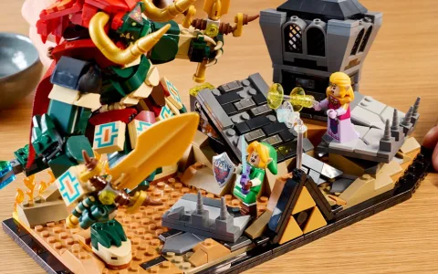 ¡Vive una batalla en Hyrule con el set de Zelda: Ocarina of Time!
