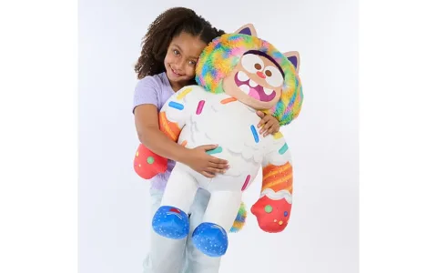 Spin Master Gabi casa de muñecas: Jumbo Cookie Bobby figura de peluche