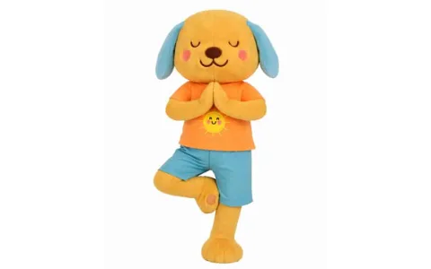 Yogapalooza Puppypalooza figura de peluche de cachorro