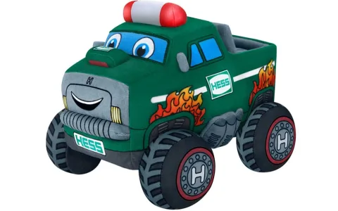 El nuevo Monster Truck de peluche de Hess también ilumina