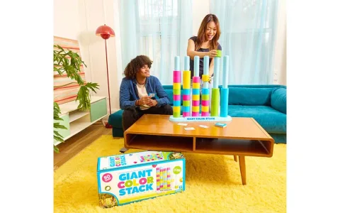 Juego de mesa gigante de torre de colores Relatable