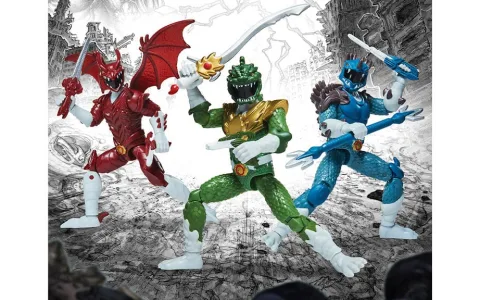 Figuras de acción de Playmates Toys Godzilla vs. Mighty Morphin Power Rangers