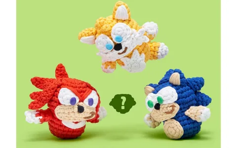 Sumérgete en la costura con los kits de ganchillo de Woobles Sonic