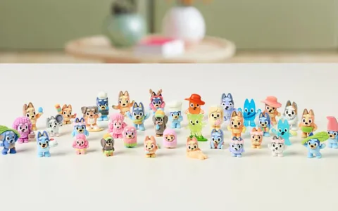 Figuras de colección Bluey Fuzzies de Moose Toys
