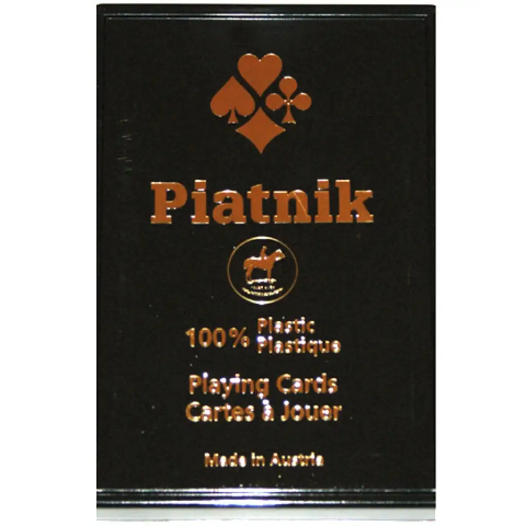 imagen de 100% plástico römikártya 1*55 lap - Piatnik 1