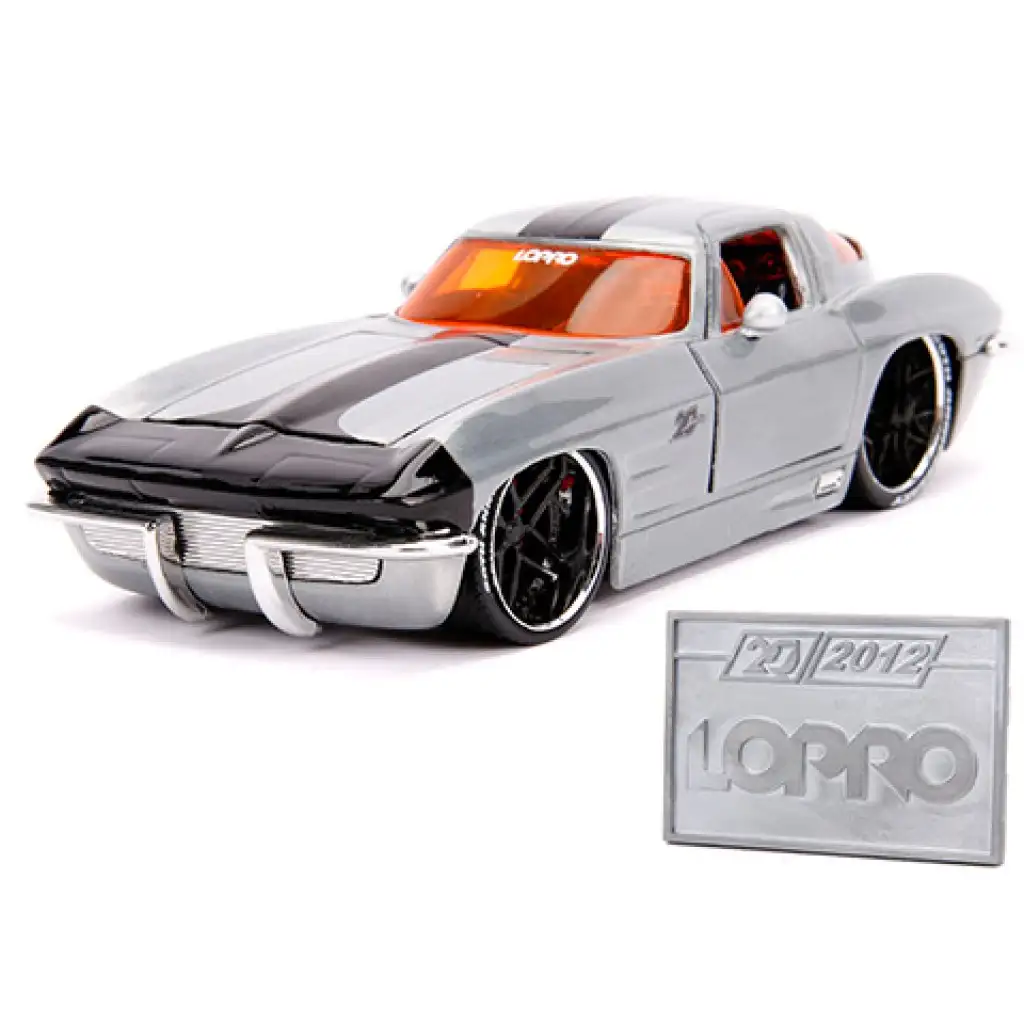 imagen de 1963 Chevy Sting Ray modelo de coche de metal 1/24 - Simba Toys 2