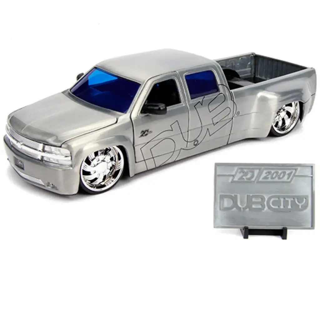 imagen de 1999 Chevy Silverado Dooley modelo de coche de metal 1/24 - Simba Toys 2