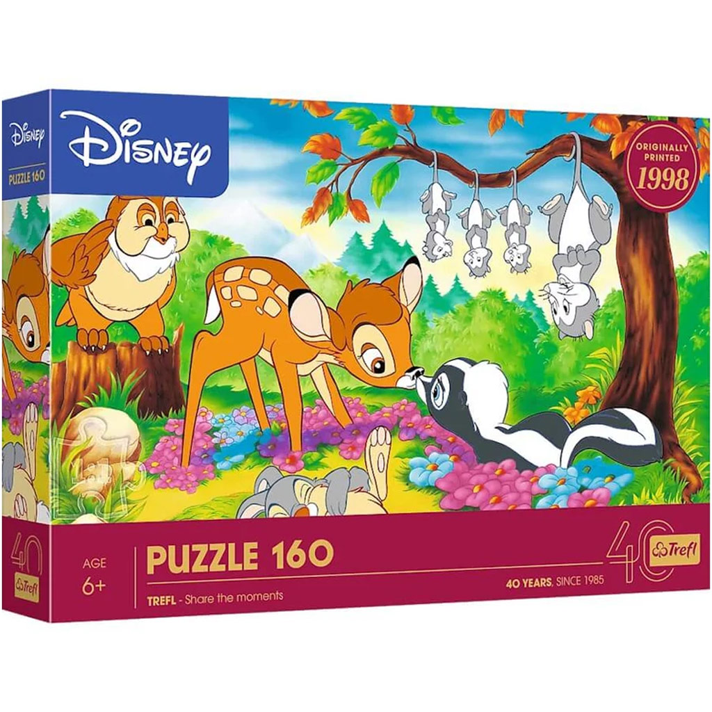 imagen de 40 Años de Jubileo - Puzzle de Bambi de 160 piezas - Trefl 1