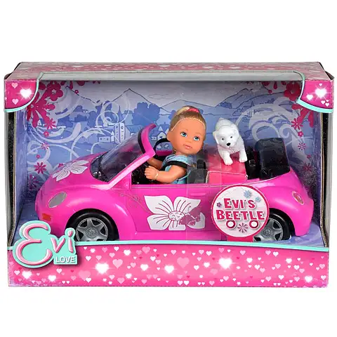 imagen de Steffi Love Évi + Volkswagen Beetle - Simba Toys 1