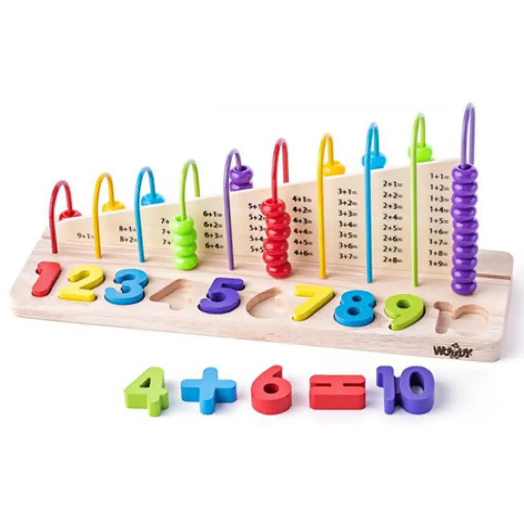 imagen de Ábaco de madera juego de desarrollo de habilidades - Woodyland 2