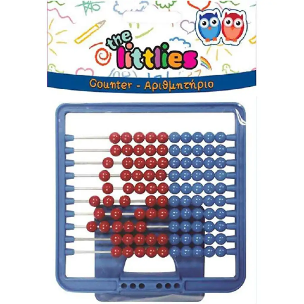 imagen de Ábaco de plástico con 100 bolas 1
