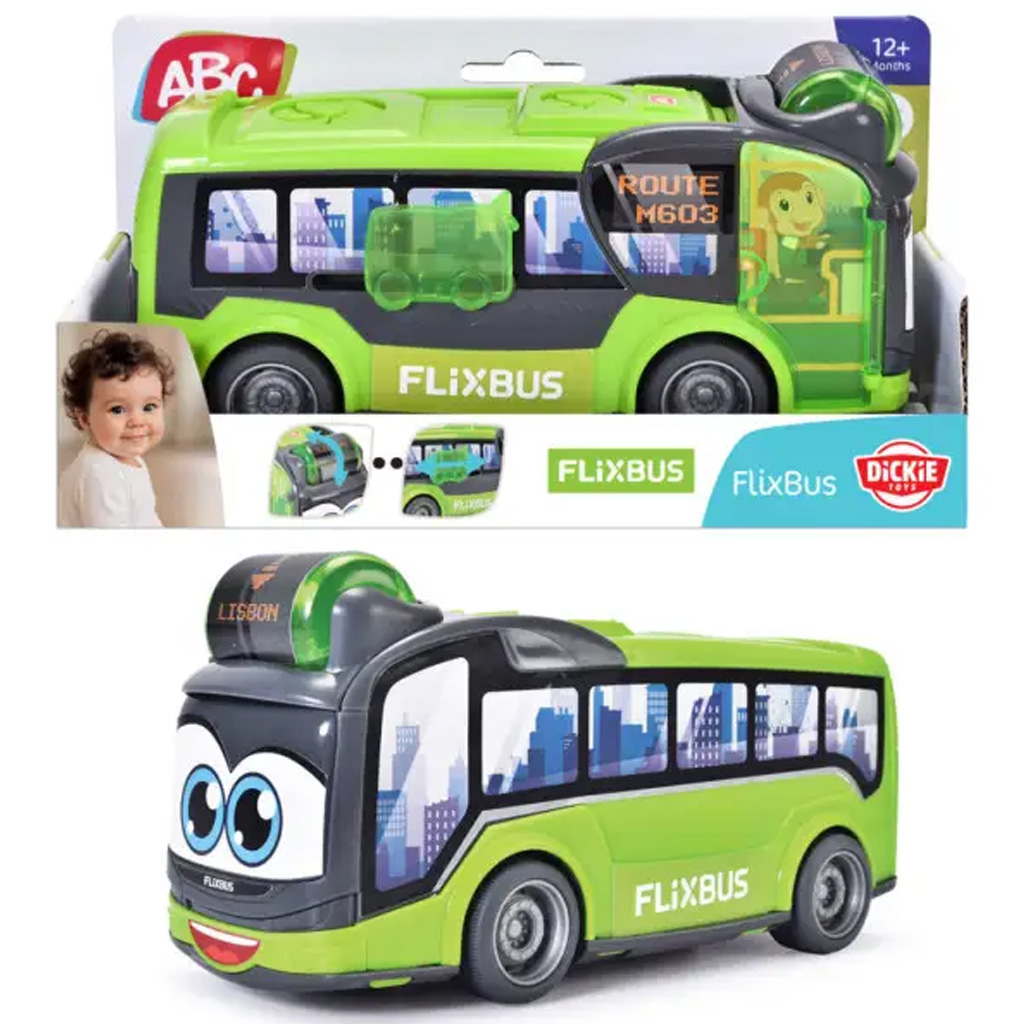 imagen de ABC Autobús Flixbus Sonriente - Dickie Toys 1