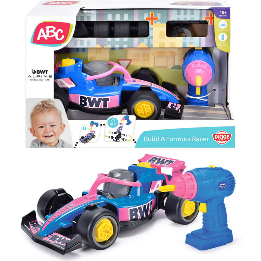 imagen de ABC coche de carreras BWT Alpine Formula 1 desmontable - Dicke Toys 1
