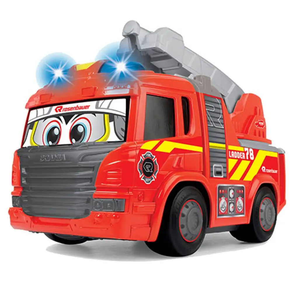imagen de ABC Fredy Fire camión de bomberos con luz y sonido 25cm - Simba Toys 2