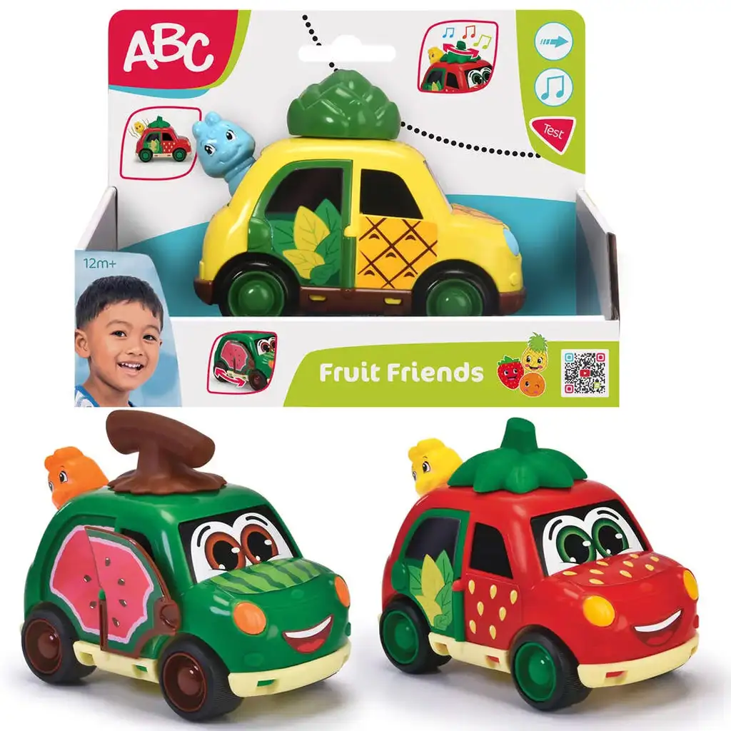 imagen de ABC Fruit Friend coches de frutales con volante y sonido en varias versiones - Simba Toys 1