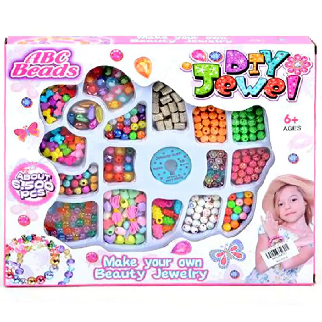 imagen de ABC juego de joyería colorido de aproximadamente 270 piezas 1