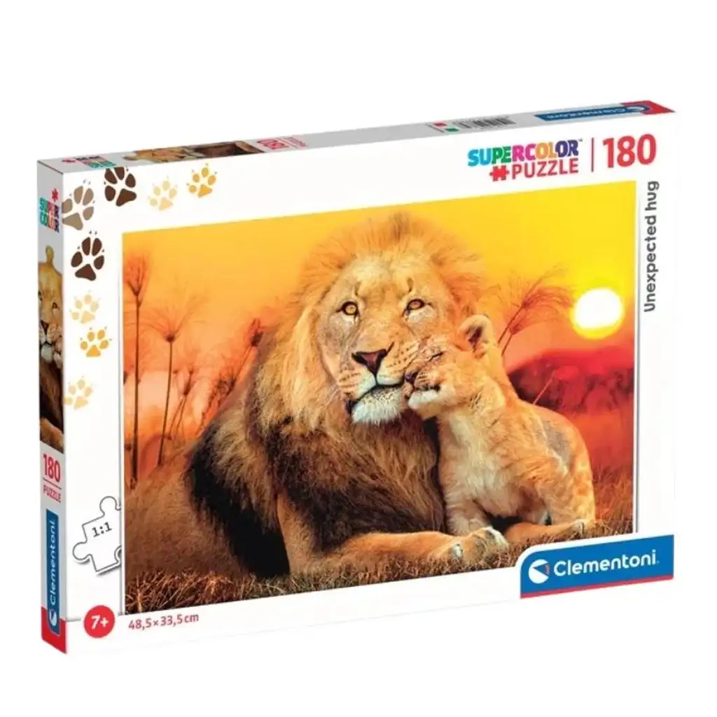 imagen de Abrazo inesperado 180 piezas Super color puzzle - Clementoni 1