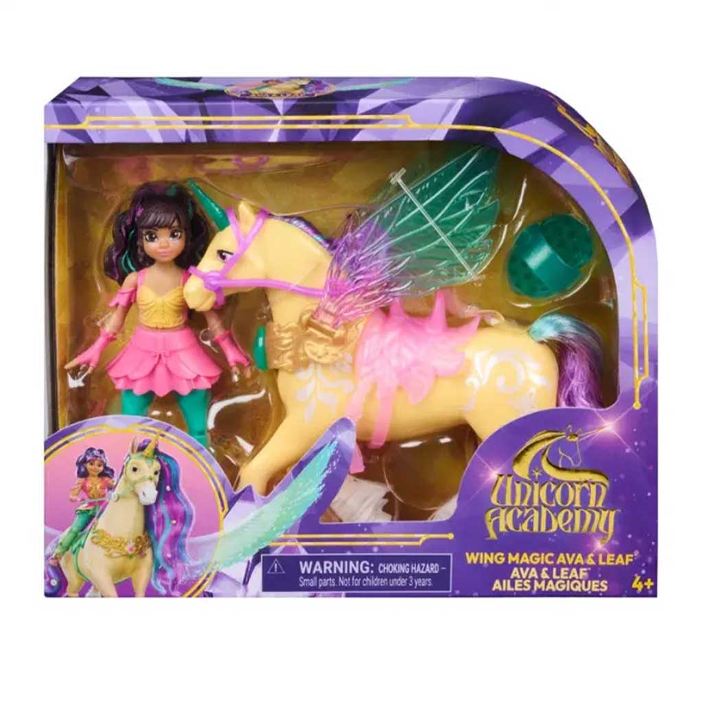 imagen de Academia de Unicornios: Alas Mágicas - Conjunto de Ava y Leaf - Spin Master 1