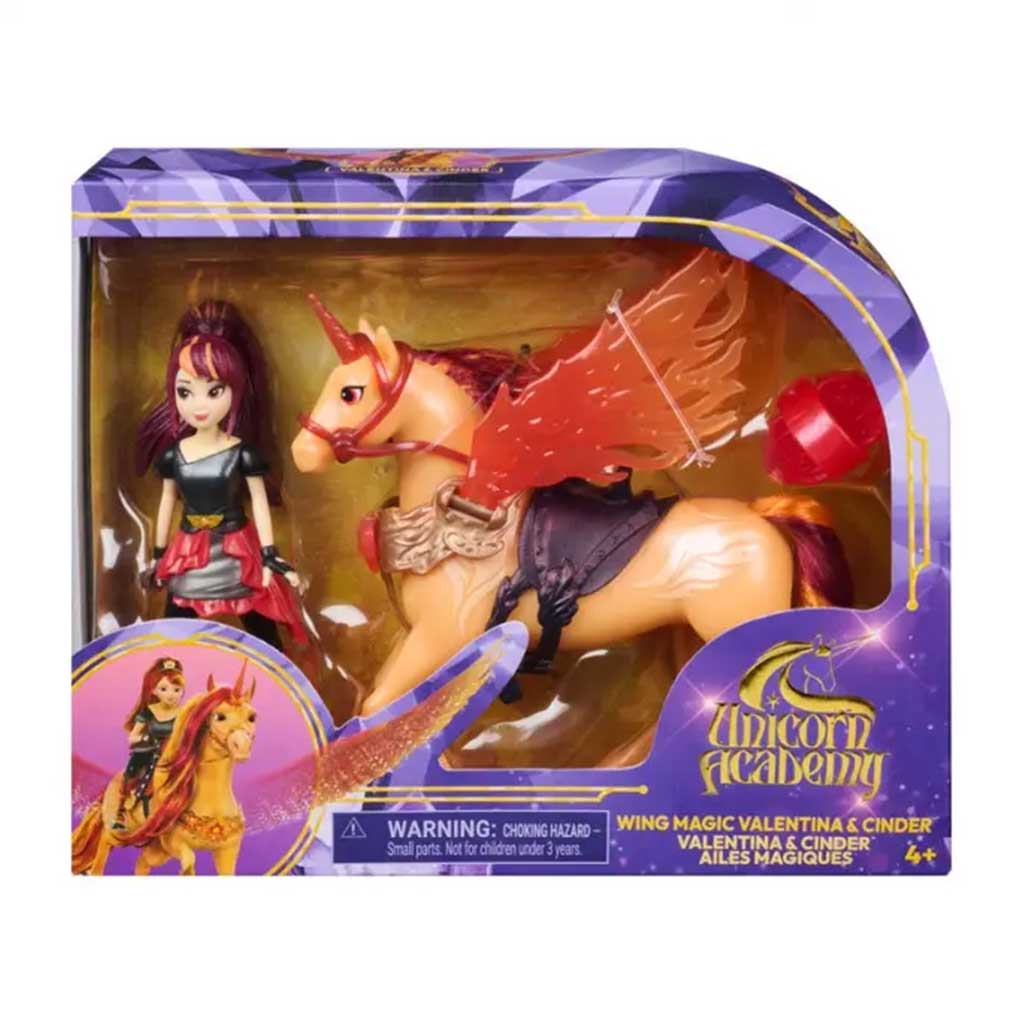 imagen de Academia de Unicornios: Alas Mágicas - Conjunto de Valentina y Cinder - Spin Master 1