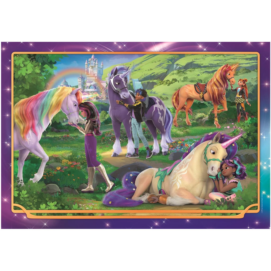 imagen de Academia de Unicornios rompecabezas Supercolor de 104 piezas - Clementoni 2
