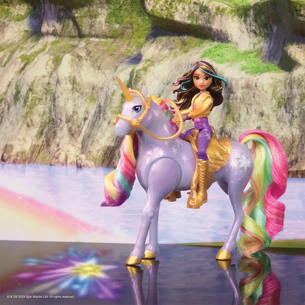 imagen de Academia de Unicornios: Unicornio con muñeca - Sophia y Wildstar Luminoso - Spin Master 3