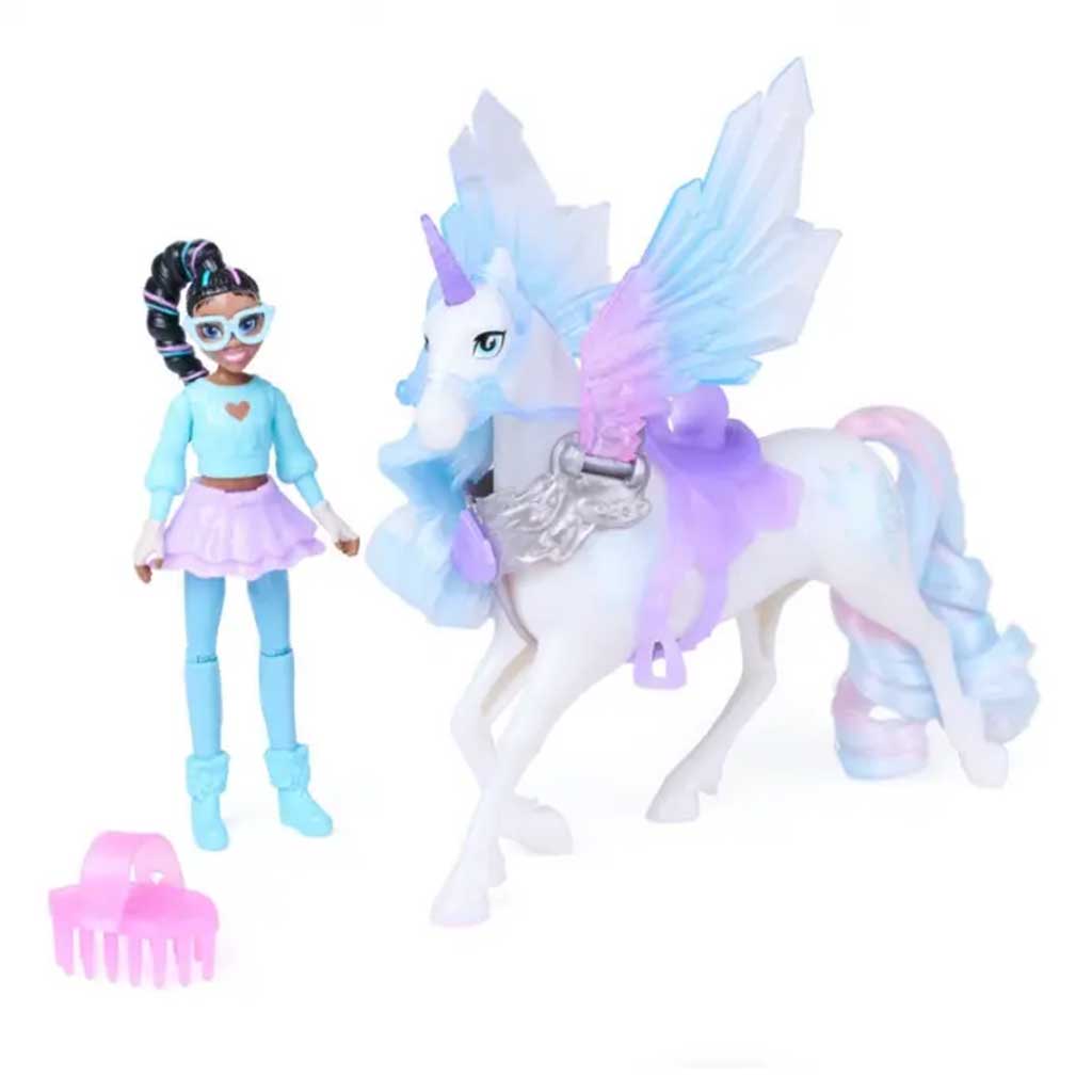 imagen de Academia Unicornio: Alas Mágicas - Set Layla y Glacier - Spin Master 4