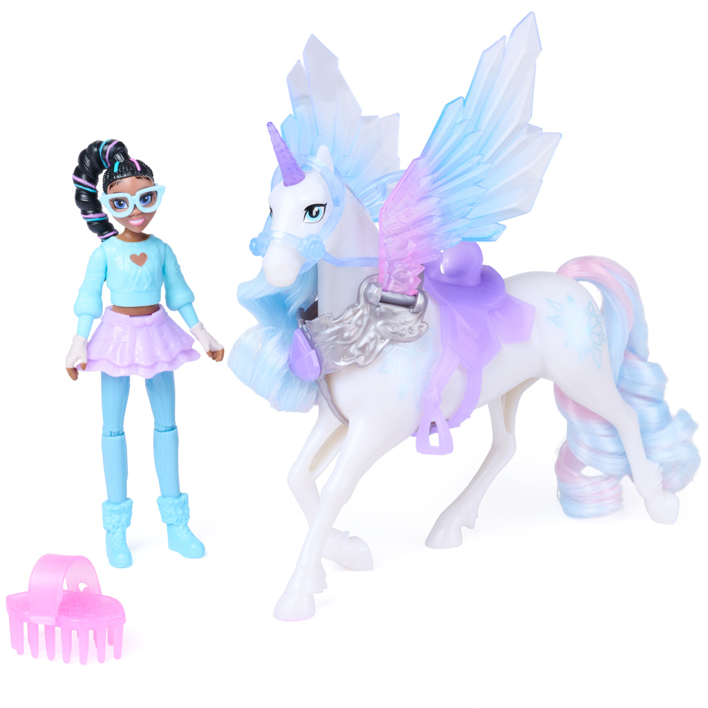 imagen de Academia Unicornio: Muñeca Layla y set de juego unicornio Glacier - Spin Master 2