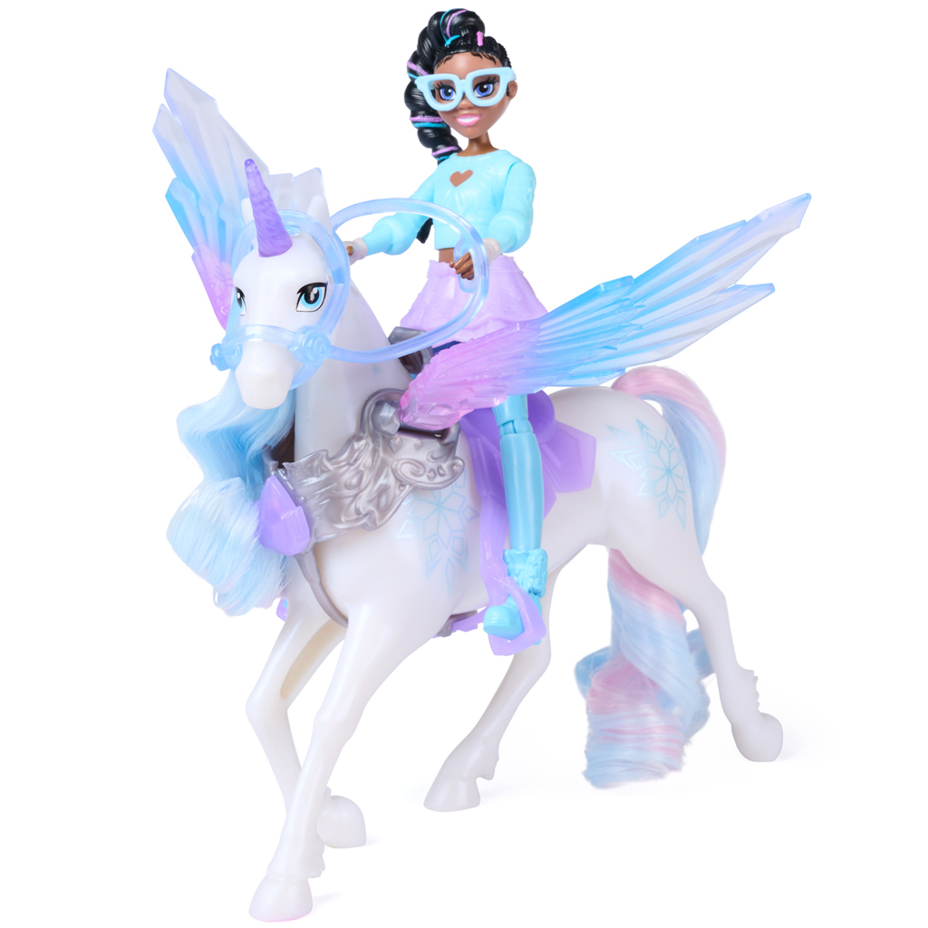 imagen de Academia Unicornio: Muñeca Layla y set de juego unicornio Glacier - Spin Master 3