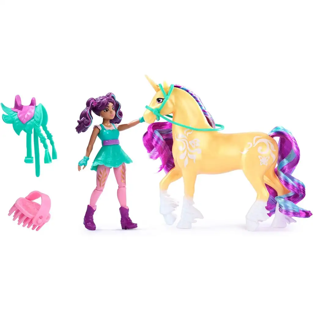 imagen de Academia Unicornio: Muñeca Unicornio - Ava y Leaf - Spin Master 2