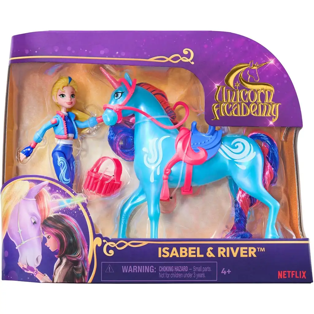 imagen de Academia Unicornio: Muñeca Unicornio - Isabel y River - Spin Master 1