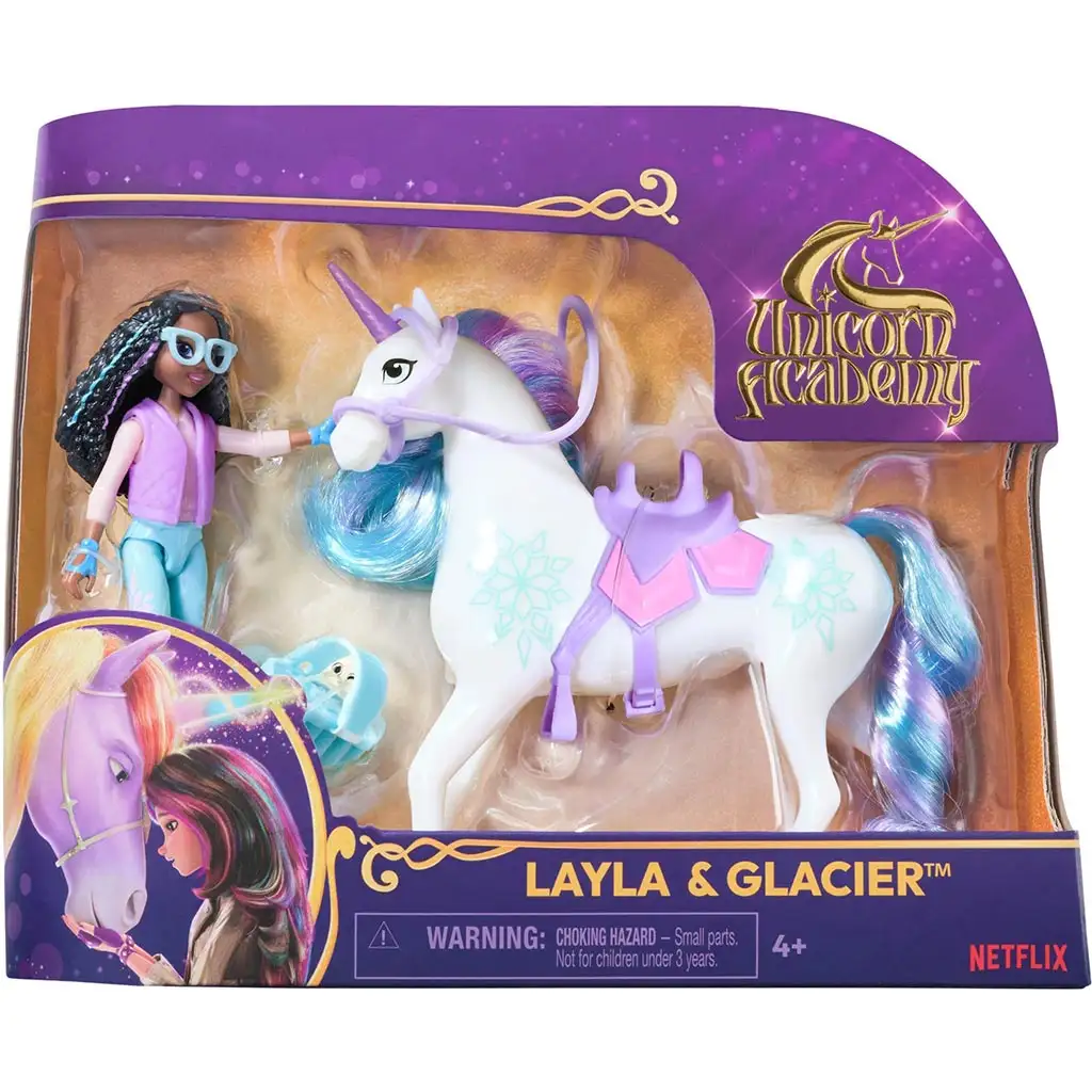 imagen de Academia Unicornio: Muñeca Unicornio - Layla y Glacier - Spin Master 1