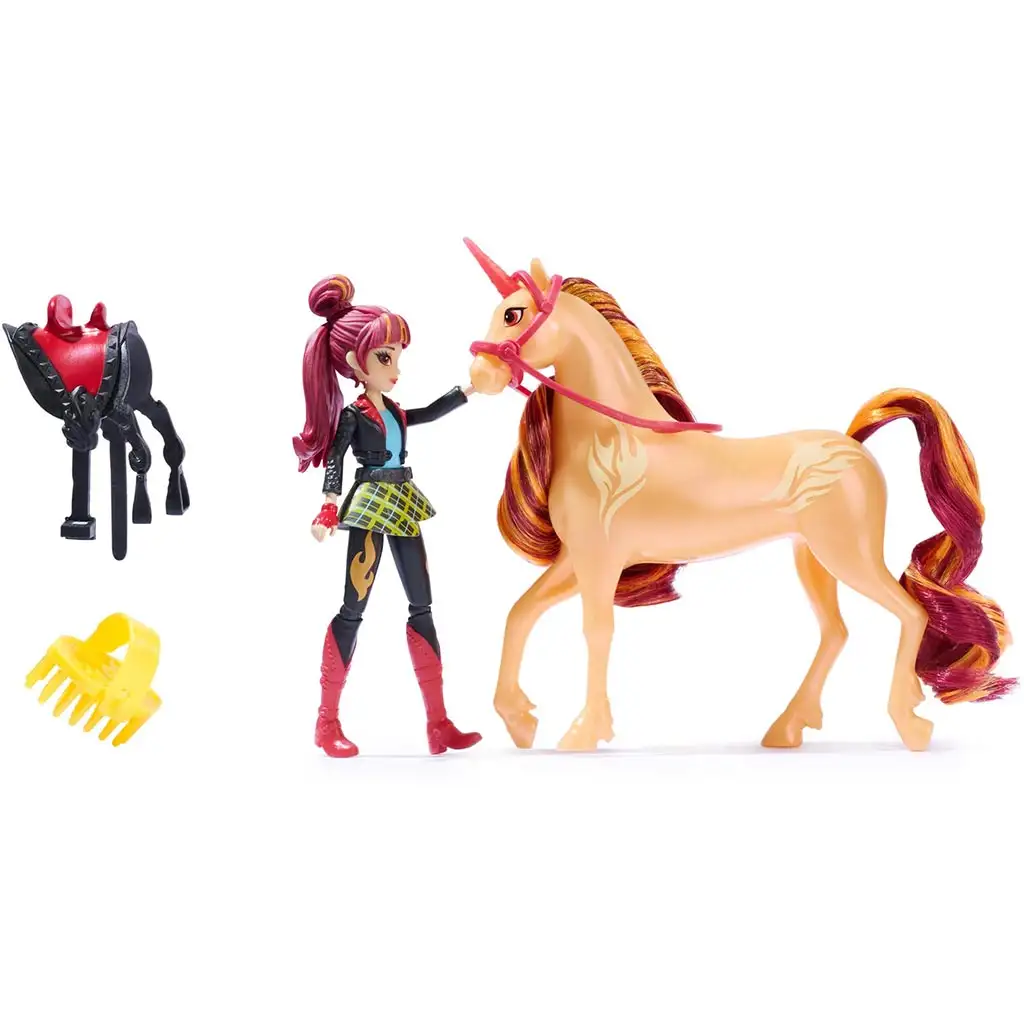 imagen de Academia Unicornio: Muñeca Unicornio - Valentina y Cinder - Spin Master 2
