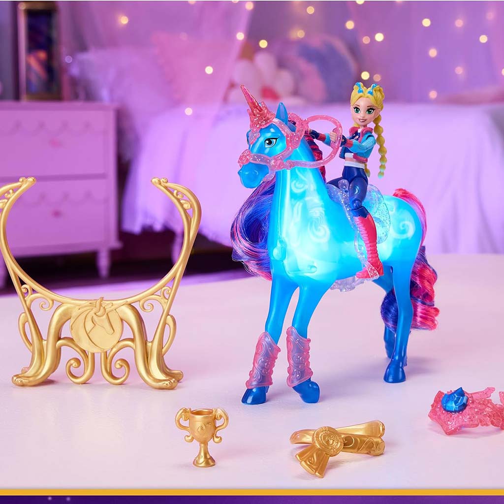 imagen de Academia Unicornio: Unicornio River iluminado con accesorios - Spin Master 3