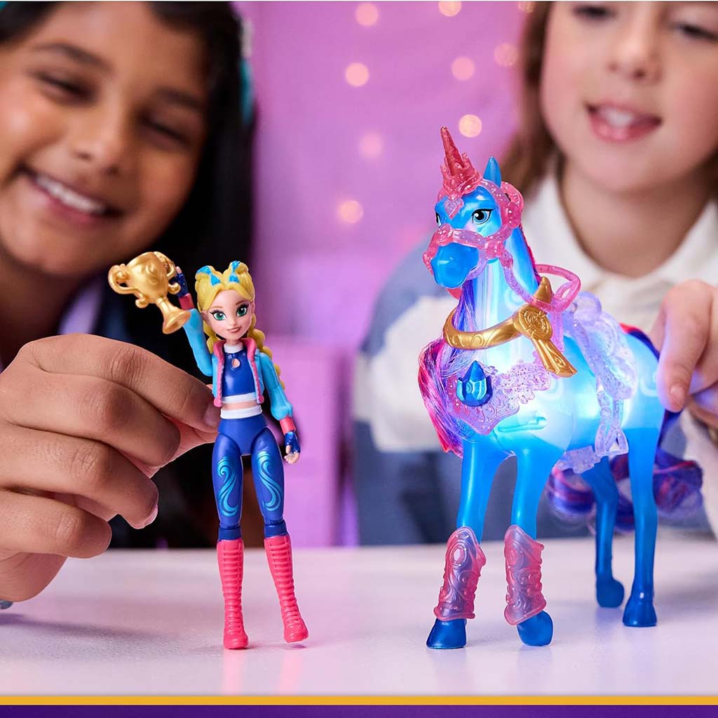 imagen de Academia Unicornio: Unicornio River iluminado con accesorios - Spin Master 4