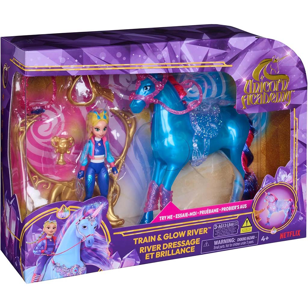 imagen de Academia Unicornio: Unicornio River iluminado con accesorios - Spin Master 1
