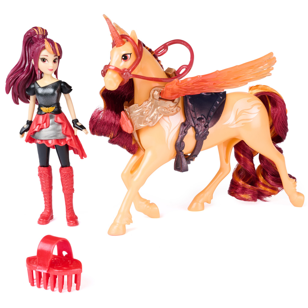 imagen de Academia Unicornio: Wing Magic Valentina muñeca y set de juego Cinder unicornio - Spin Master 2