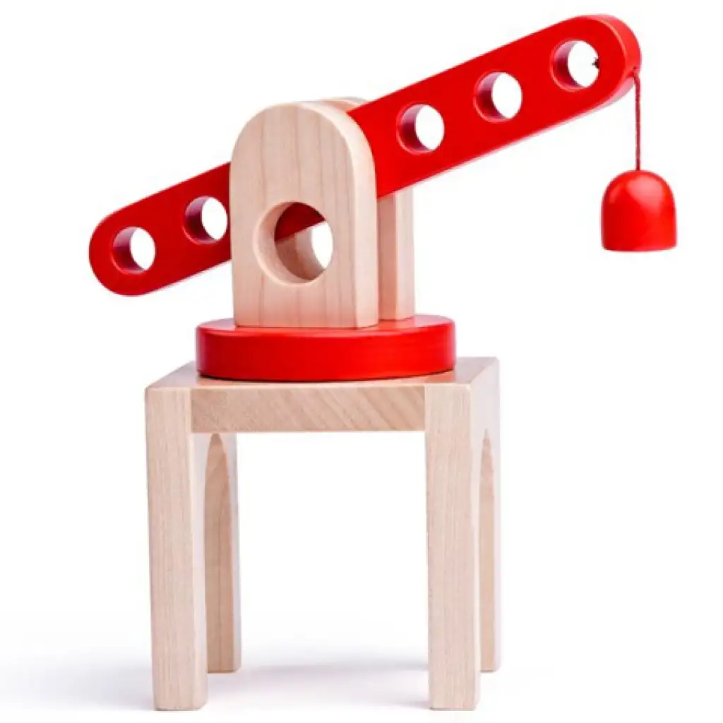 imagen de Accesorio de tren de madera - Grúa elevadora - Woodyland 1