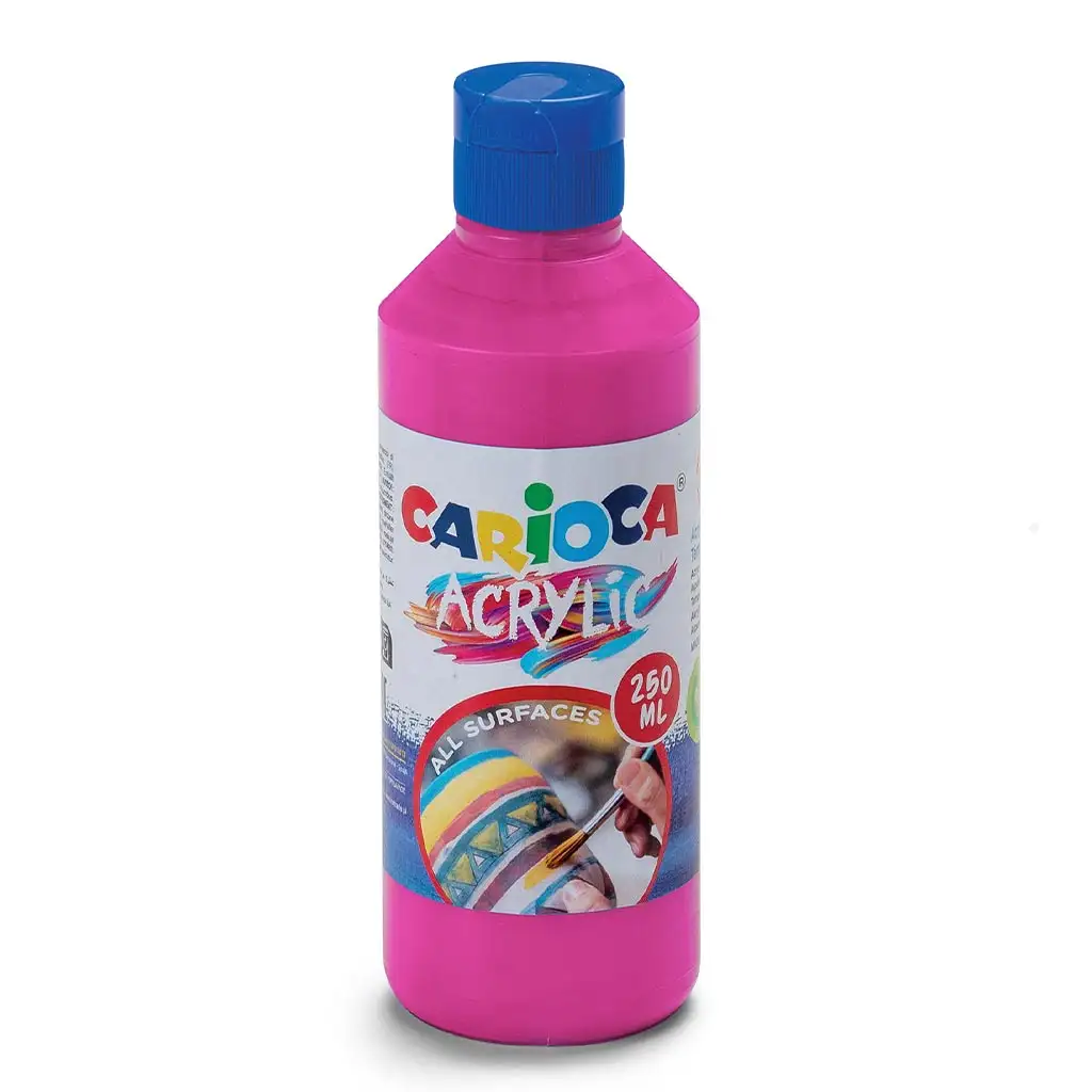 imagen de Acrílico de 250ml en color rosa - Carioca 1