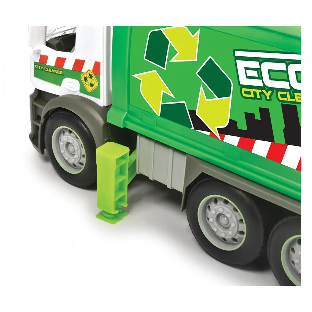 imagen de Action Truck Camión de Basura con Sonido y Luz - Dickie Toys 3
