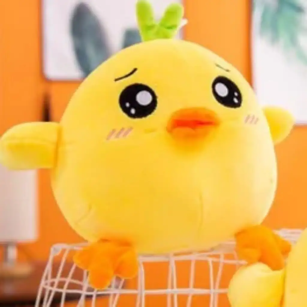imagen de Adorable pollito de peluche 25cm 1