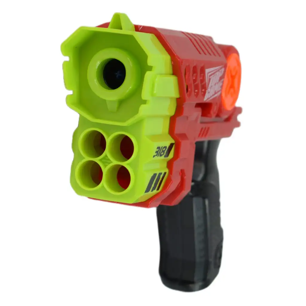 imagen de Air Blaster: arma de lanzamiento de espuma EVA con diana y balas 19x14cm 5
