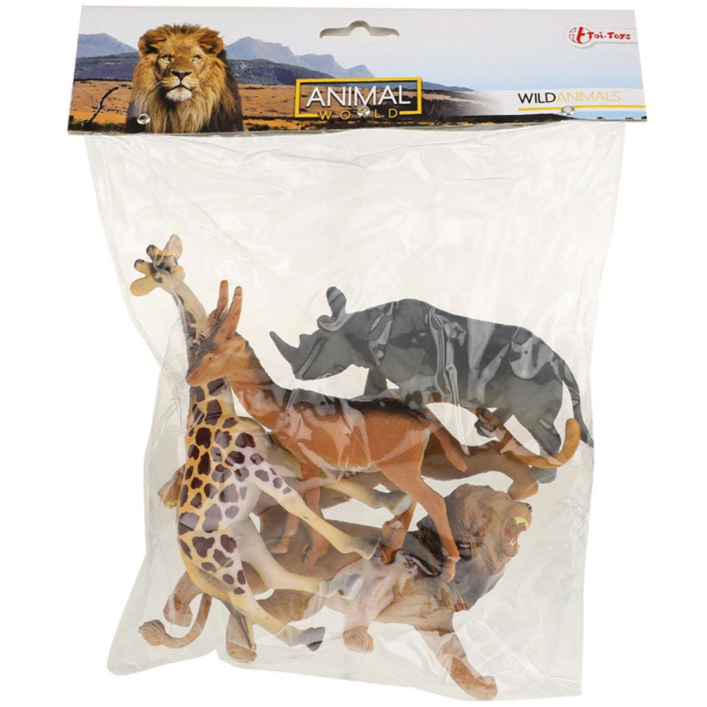 imagen de Animal World Fauna Salvaje Set de Figuras de 6 Piezas 1