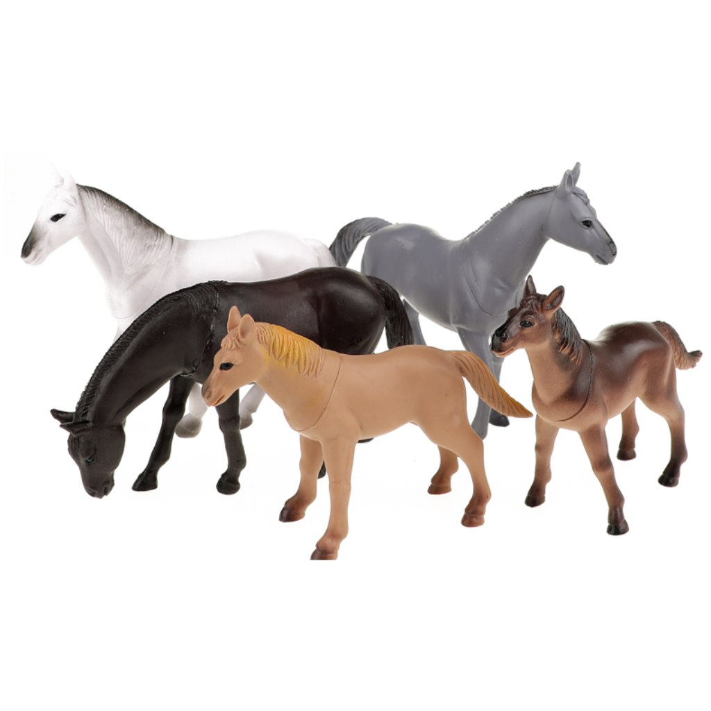 imagen de Animal World set de 5 caballos 2