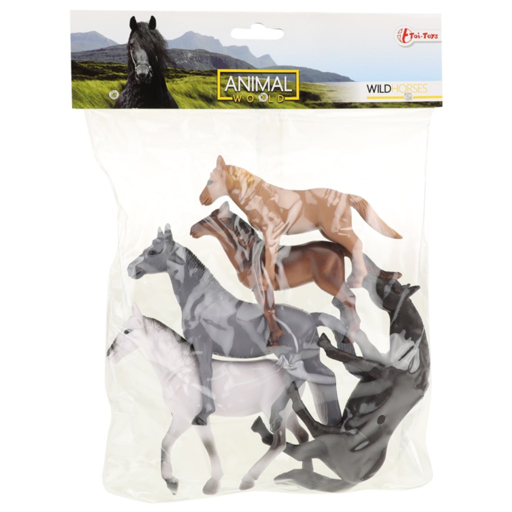 imagen de Animal World set de 5 caballos 1