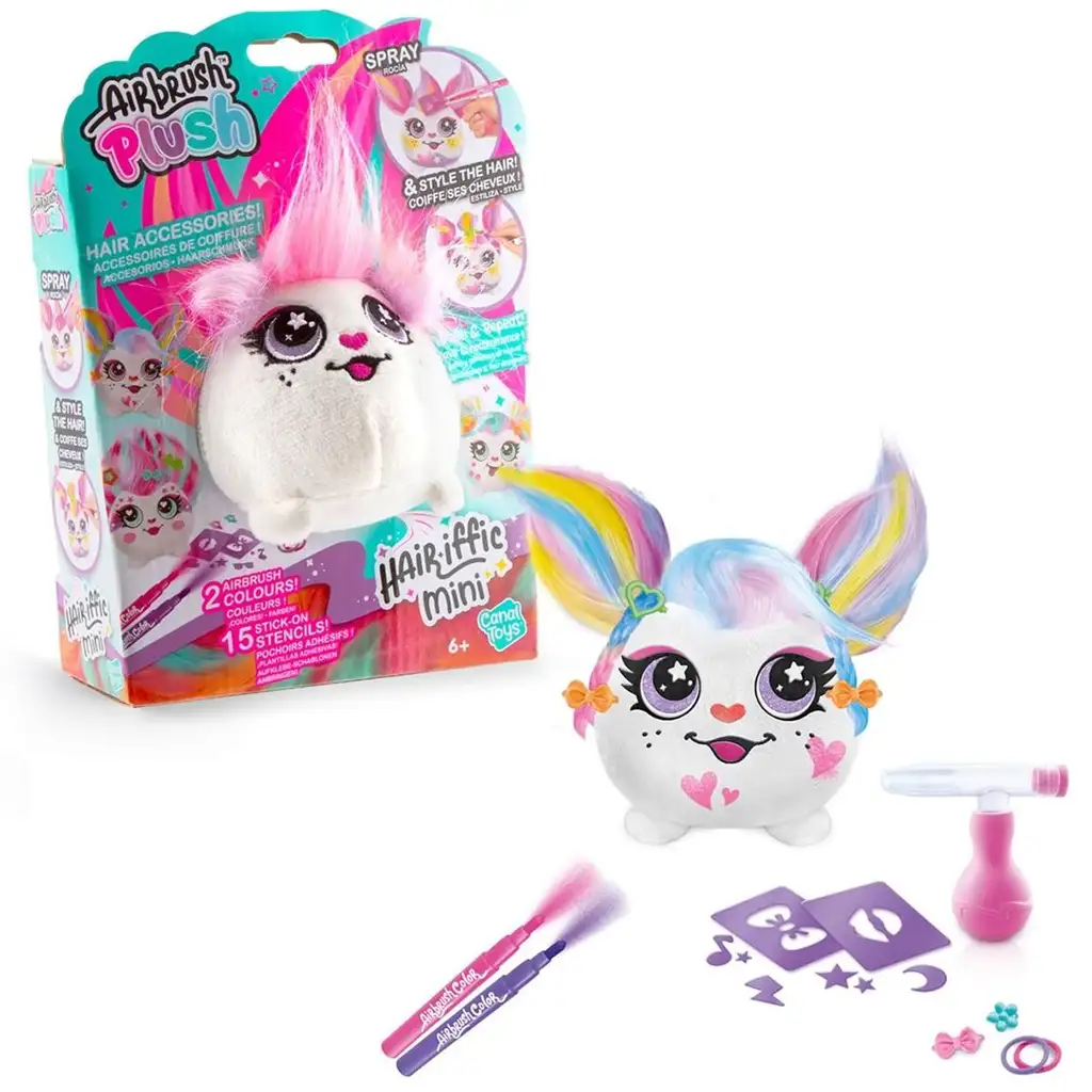 imagen de Animales de peluche Airbrush coloreables en varias versiones 1ud 3